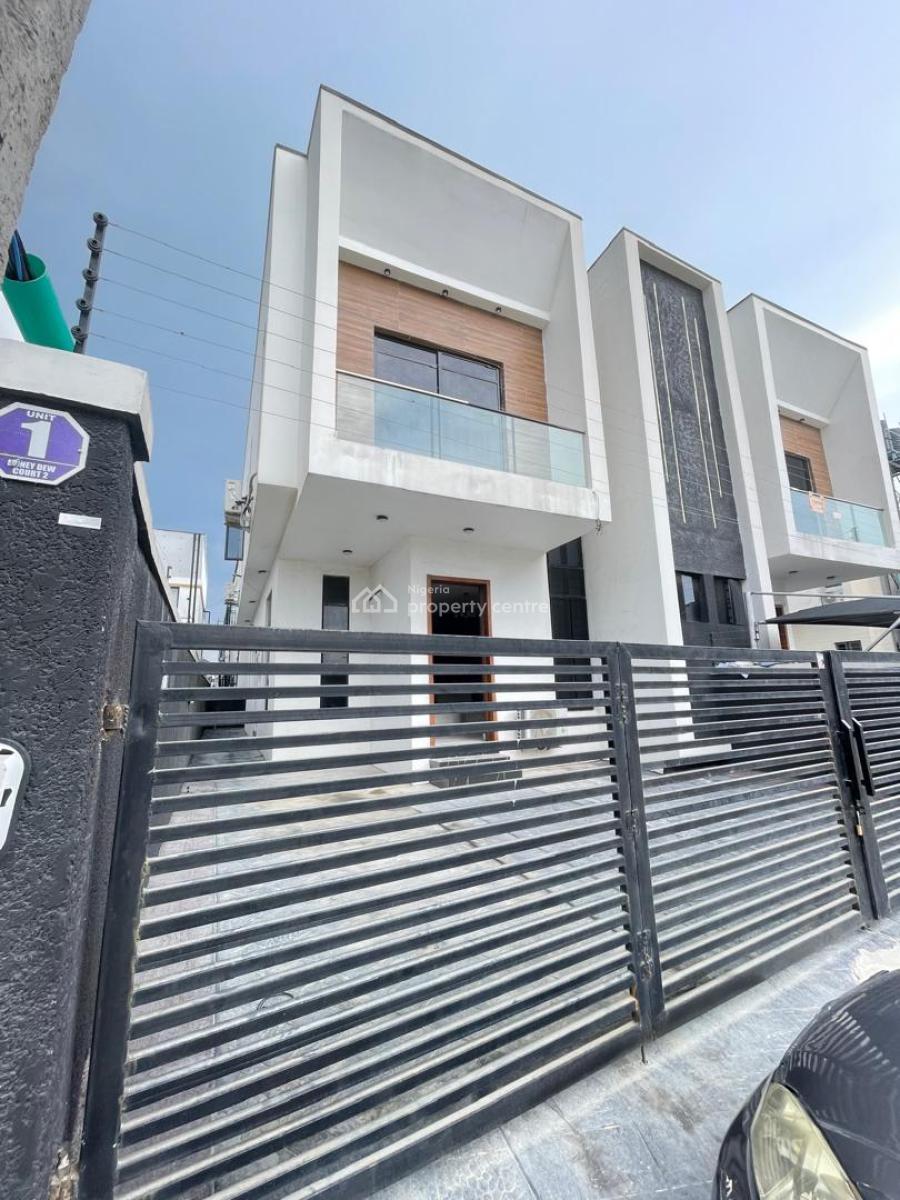 Luxury 4-bedroom Semi-detached Duplex with Bq -- Fully Furnished, Access Control Estate, Ikota, Lekki, Lagos, Semi-detached Duplex for Rent