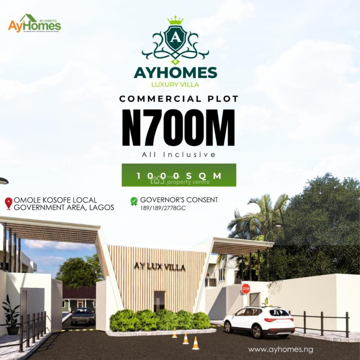 Prime,commercial,strategically Located Land for Real Smart Investors, Omole Kosofe Local Government Area, Lagos, Nigeria, Ikeja, Lagos, Commercial Land for Sale