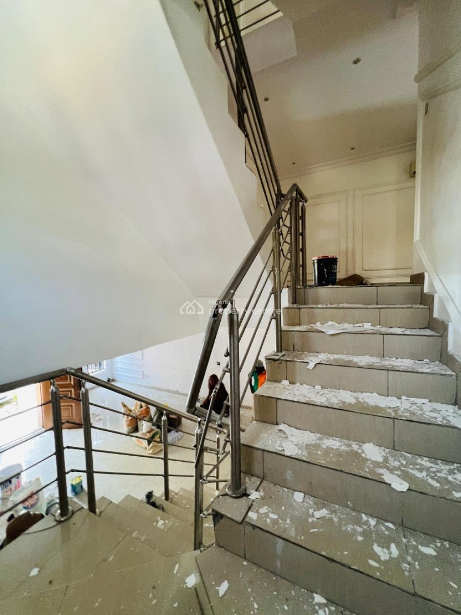 Serviced 4 Bedroom Terrace Duplex on Two Floors, with a Swimming Pool, Chevron Alternative, Igbo Efon, Lekki, Lagos, Terraced Duplex for Rent