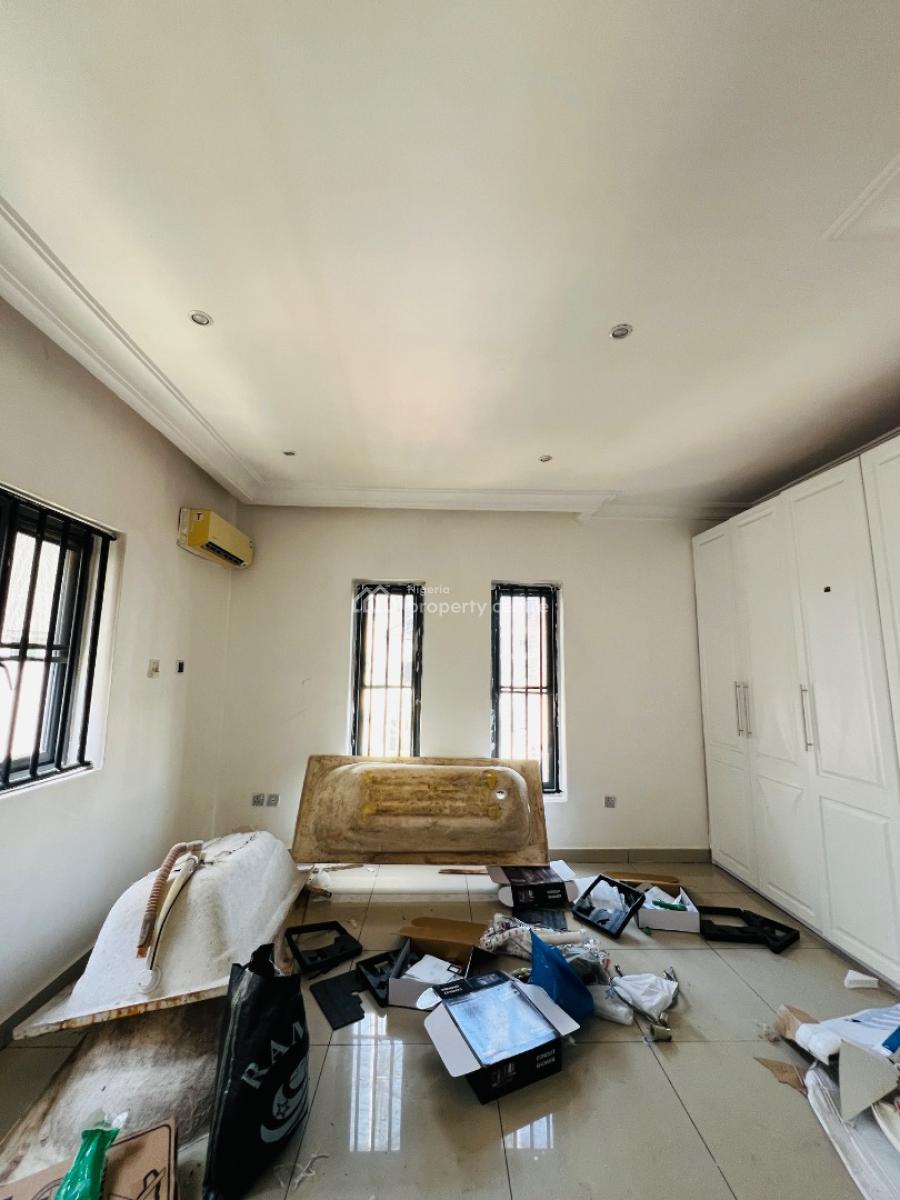 Serviced 4 Bedroom Terrace Duplex on Two Floors, with a Swimming Pool, Chevron Alternative, Igbo Efon, Lekki, Lagos, Terraced Duplex for Rent