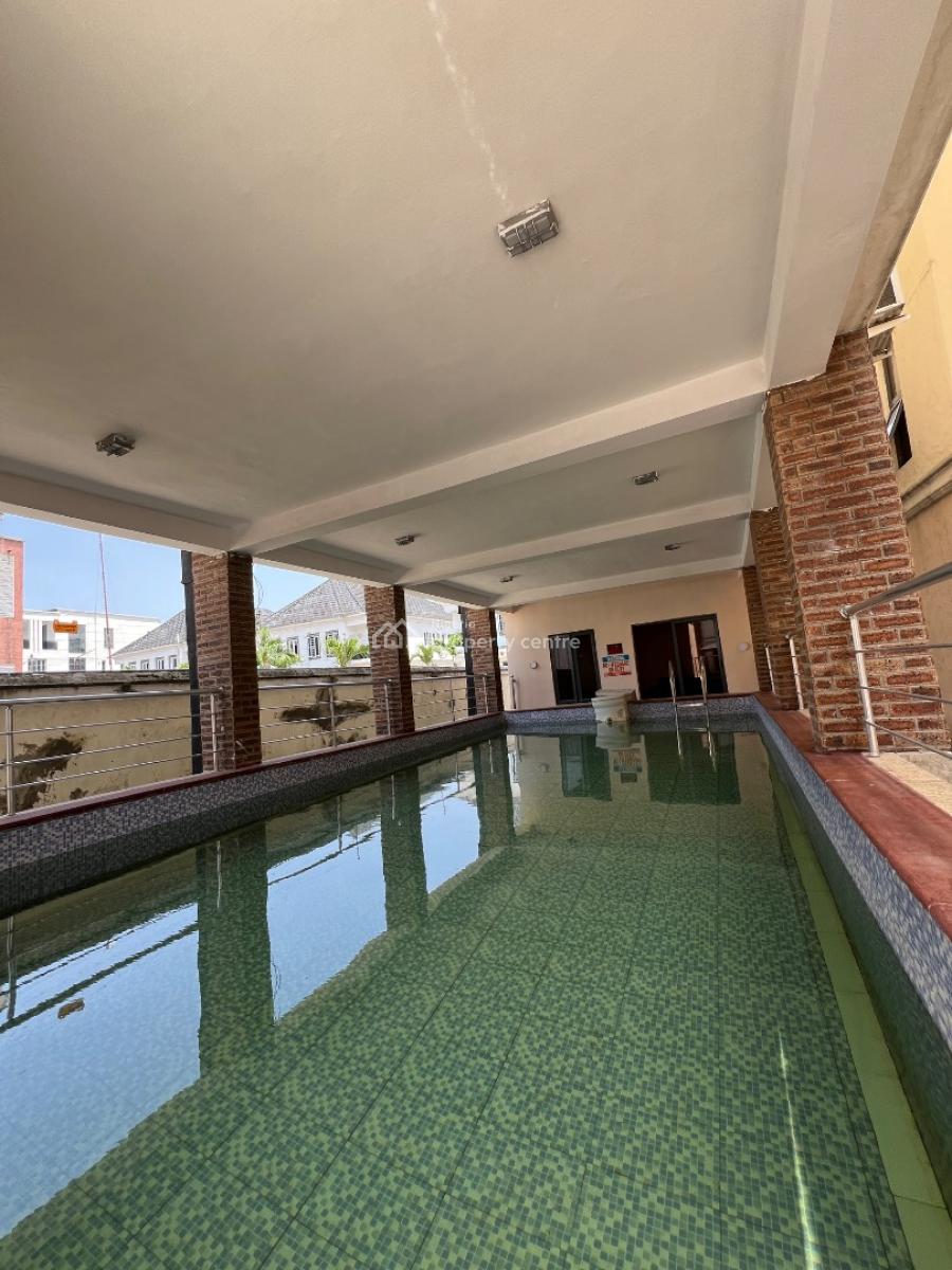Serviced 4 Bedroom Terrace Duplex on Two Floors, with a Swimming Pool, Chevron Alternative, Igbo Efon, Lekki, Lagos, Terraced Duplex for Rent