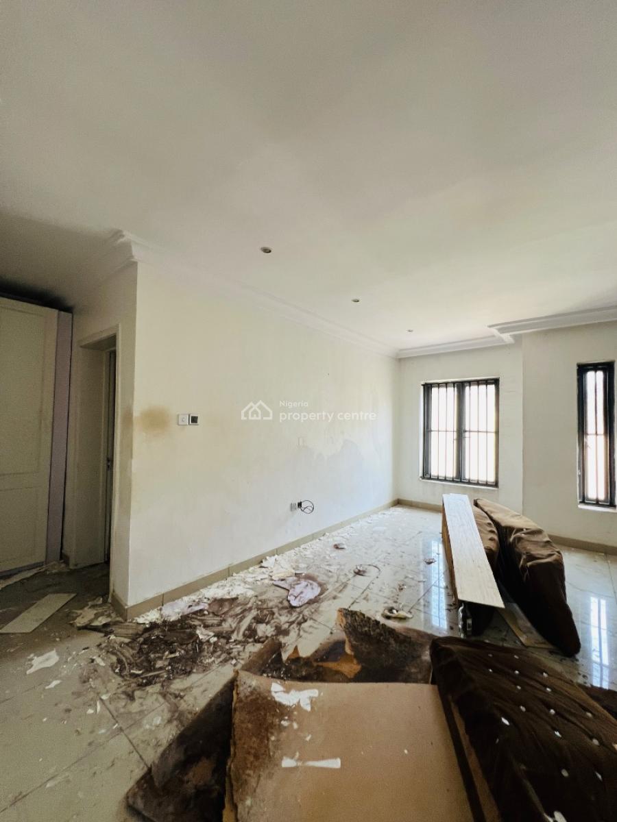 Serviced 4 Bedroom Terrace Duplex on Two Floors, with a Swimming Pool, Chevron Alternative, Igbo Efon, Lekki, Lagos, Terraced Duplex for Rent