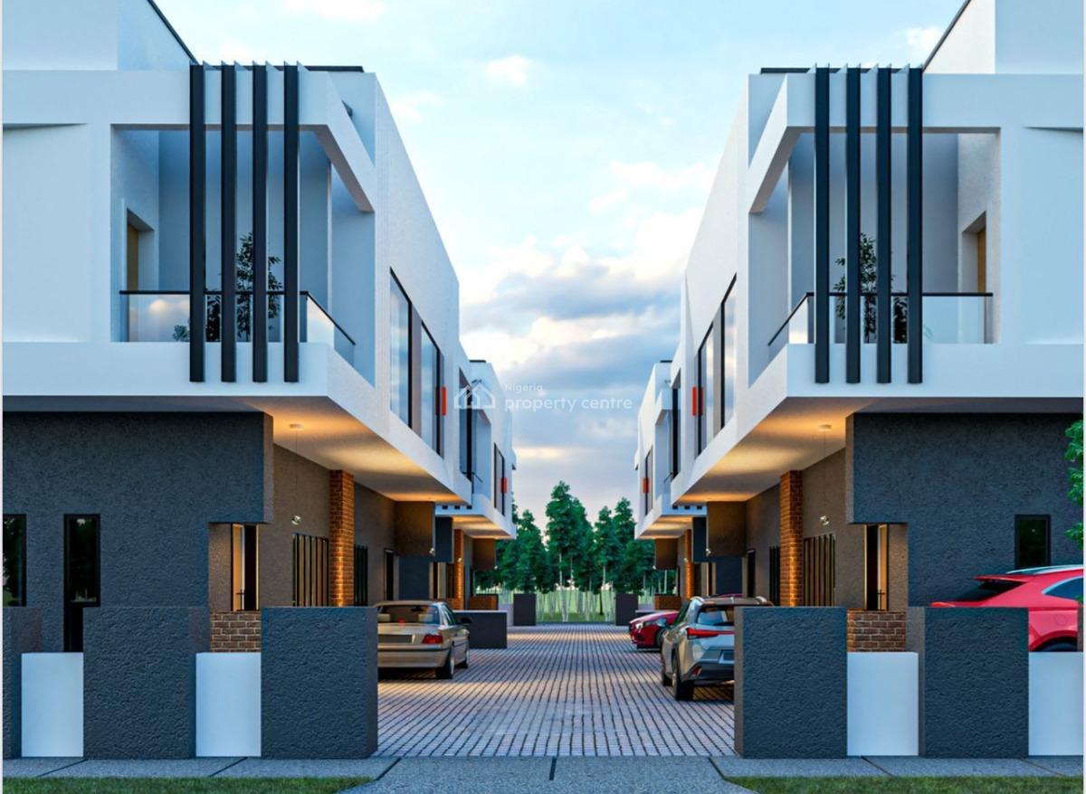 Luxury 3 Bedroom Semi-detached Duplexes with Bq in a Gated Estate, Vineyard 2 / Abraham Adesanya, Lekki, Lekki, Lagos, Semi-detached Duplex for Sale
