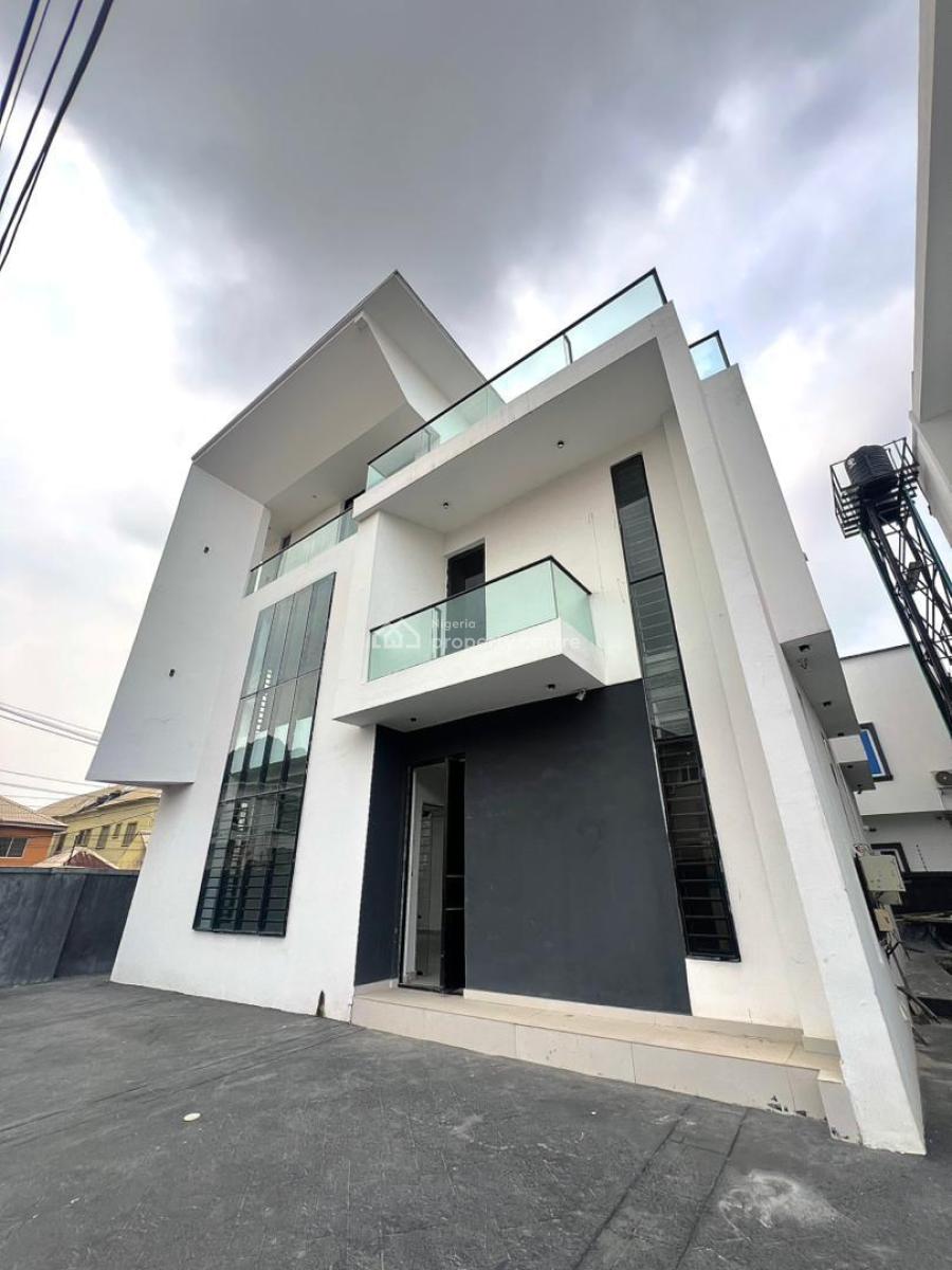 Enormous 5bedroom Duplex with a Bq and a Pool Within a Serene Environ, Osapa, Lekki, Lagos, Detached Duplex for Sale