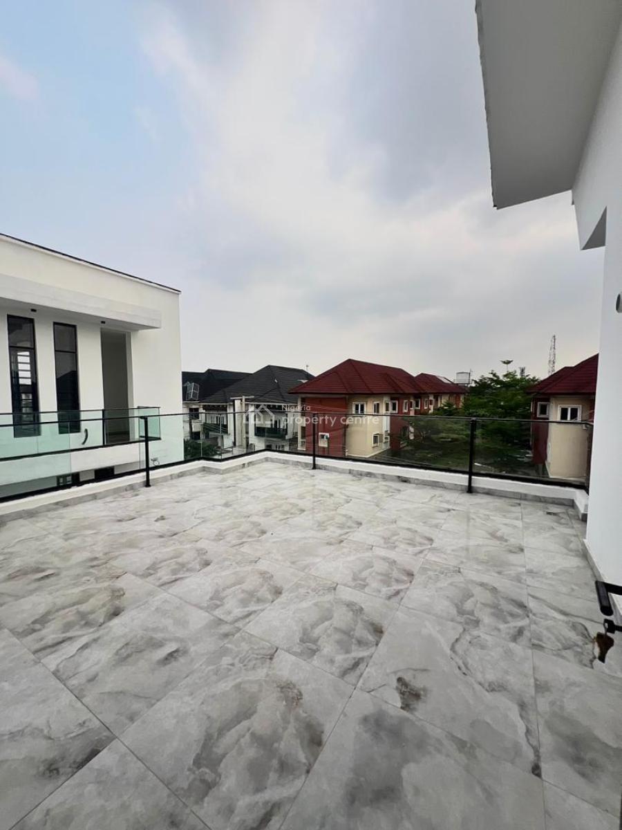 Enormous 5bedroom Duplex with a Bq and a Pool Within a Serene Environ, Osapa, Lekki, Lagos, Detached Duplex for Sale