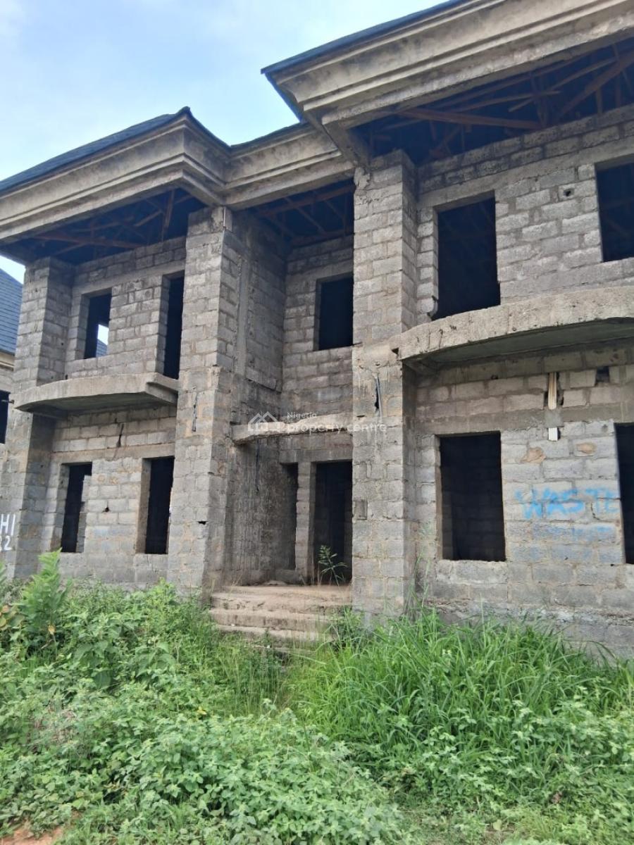 4bedroom Fully Detached Duplex Carcass, Apo, Abuja, Detached Duplex for Sale