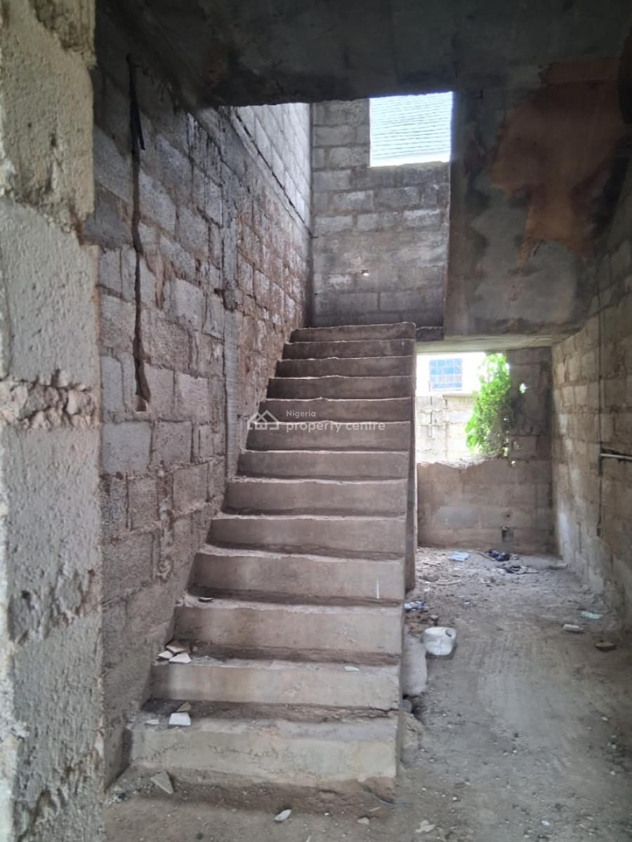 4bedroom Fully Detached Duplex Carcass, Apo, Abuja, Detached Duplex for Sale