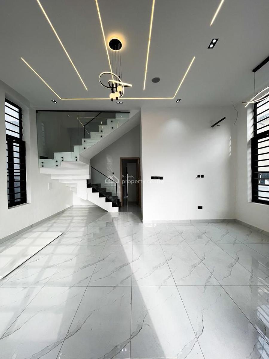 Stunning 4 Beedroom Fully Detached Duplex with a Room Bq, Sangotedo, Ajah, Lagos, Detached Duplex for Sale