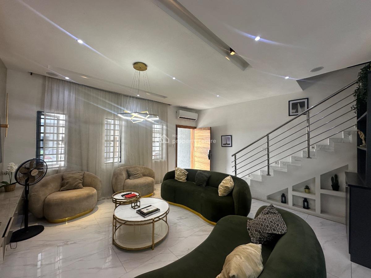 Furnished 4 Bedroom Terrace Duplex Available, Ikate, Lekki, Lagos, Terraced Duplex for Rent