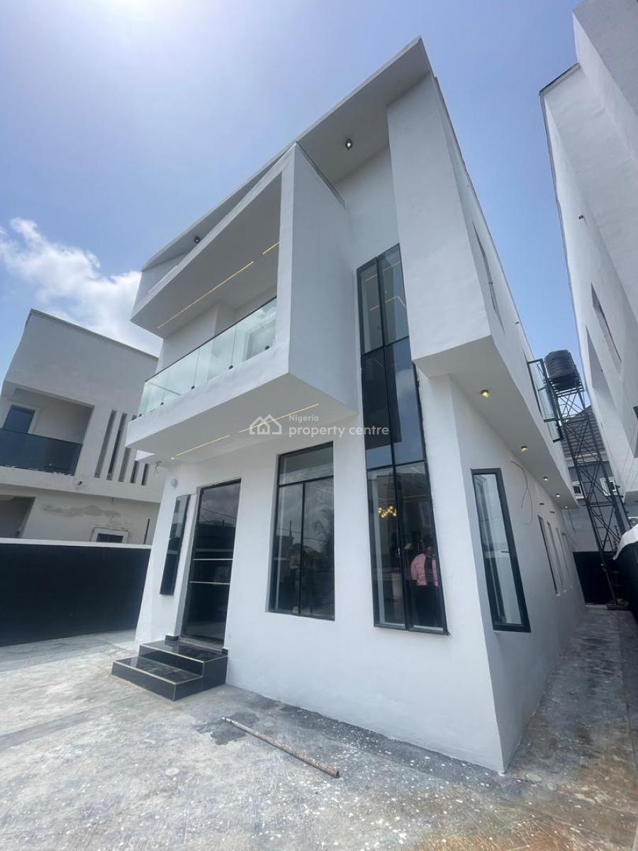 Nicely Designed 4 Bedroom Fully Detached Duplex with a Room Bq, Sangotedo, Ajah, Lagos, Detached Duplex for Sale