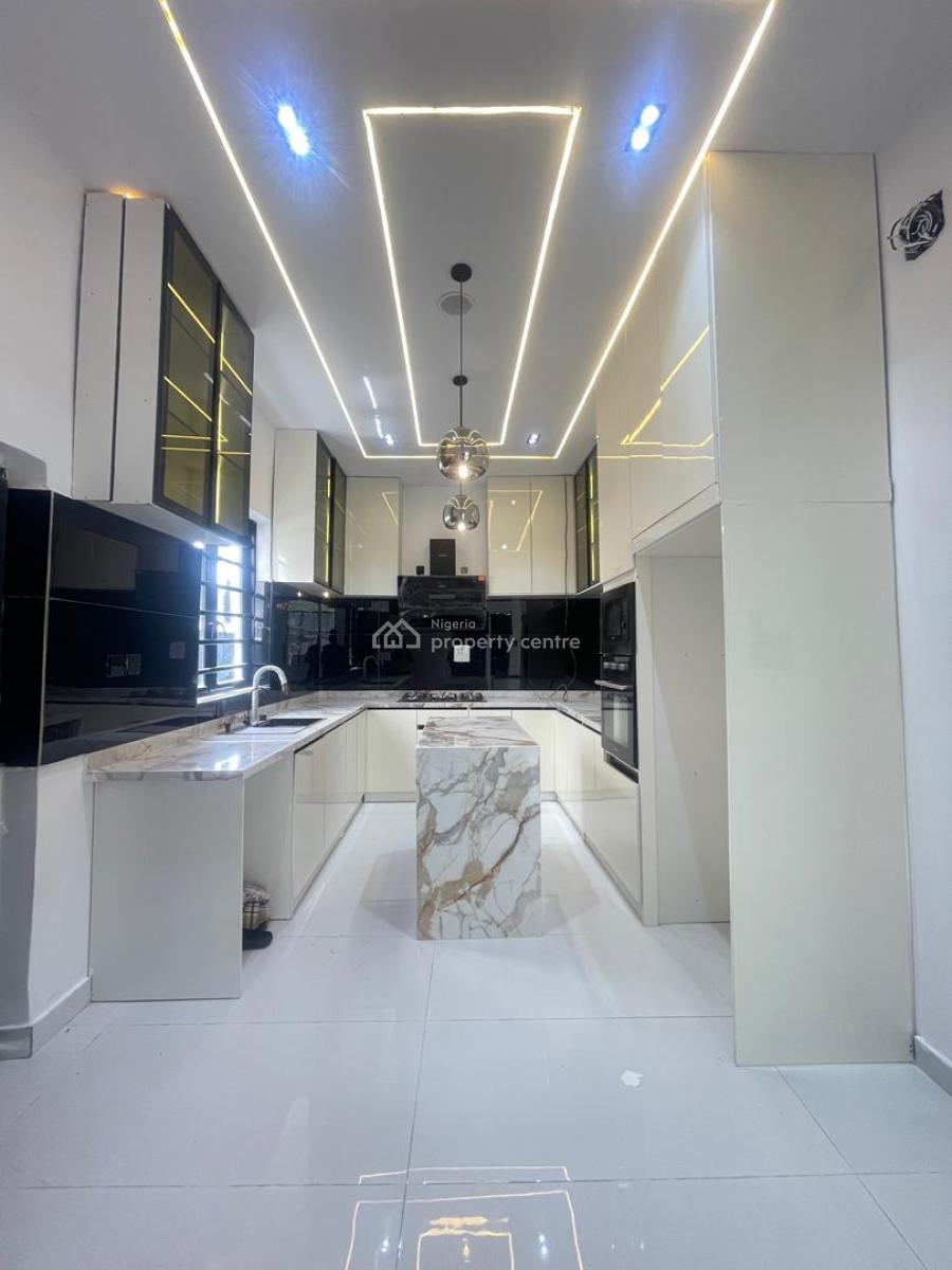 Nicely Designed 4 Bedroom Fully Detached Duplex with a Room Bq, Sangotedo, Ajah, Lagos, Detached Duplex for Sale