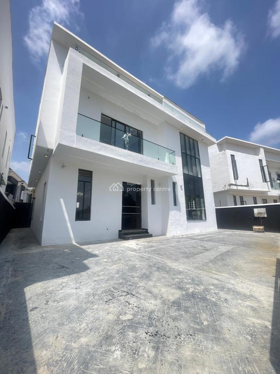 Pleasantly Built 4 Bedroom Fully Detached Duplex with a Room Bq, Sangotedo, Ajah, Lagos, Detached Duplex for Sale