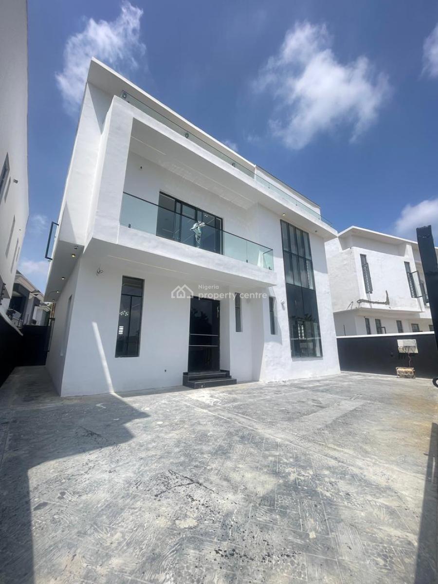 Pleasantly Built 4 Bedroom Fully Detached Duplex with a Room Bq, Sangotedo, Ajah, Lagos, Detached Duplex for Sale
