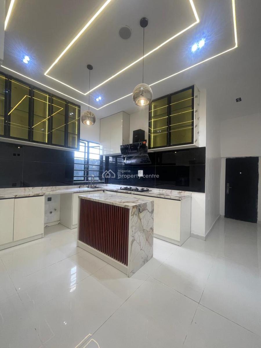Pleasantly Built 4 Bedroom Fully Detached Duplex with a Room Bq, Sangotedo, Ajah, Lagos, Detached Duplex for Sale