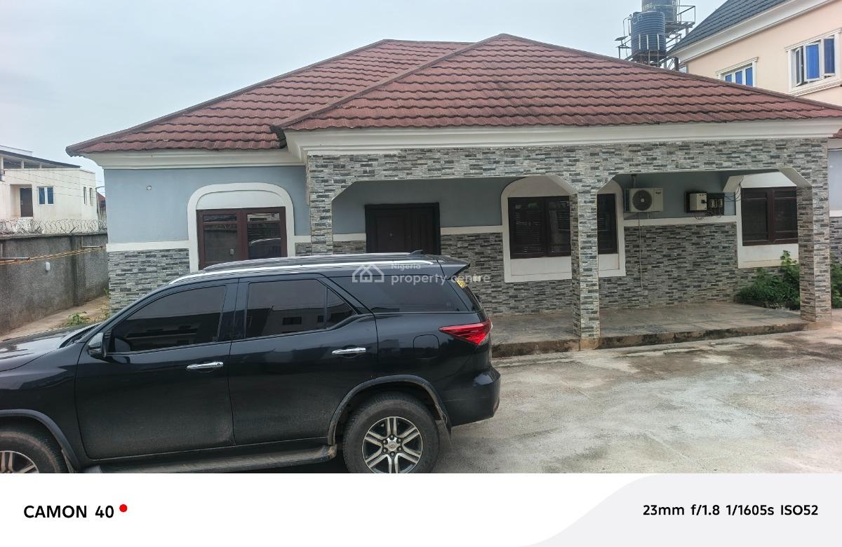 Spacious 3 Bedroom Bungalow with Bq, Idu Inside an Estate, Idu Industrial, Abuja, Detached Bungalow for Rent