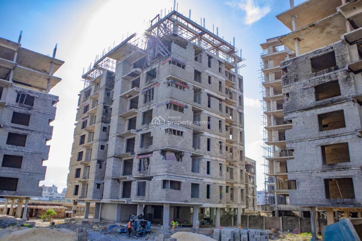 Residential 3 Bedroom with Bq Off-plan Flats, Water Corporation Road, Along New Coastal Road, Victoria Island (vi), Lagos, Flat / Apartment for Sale