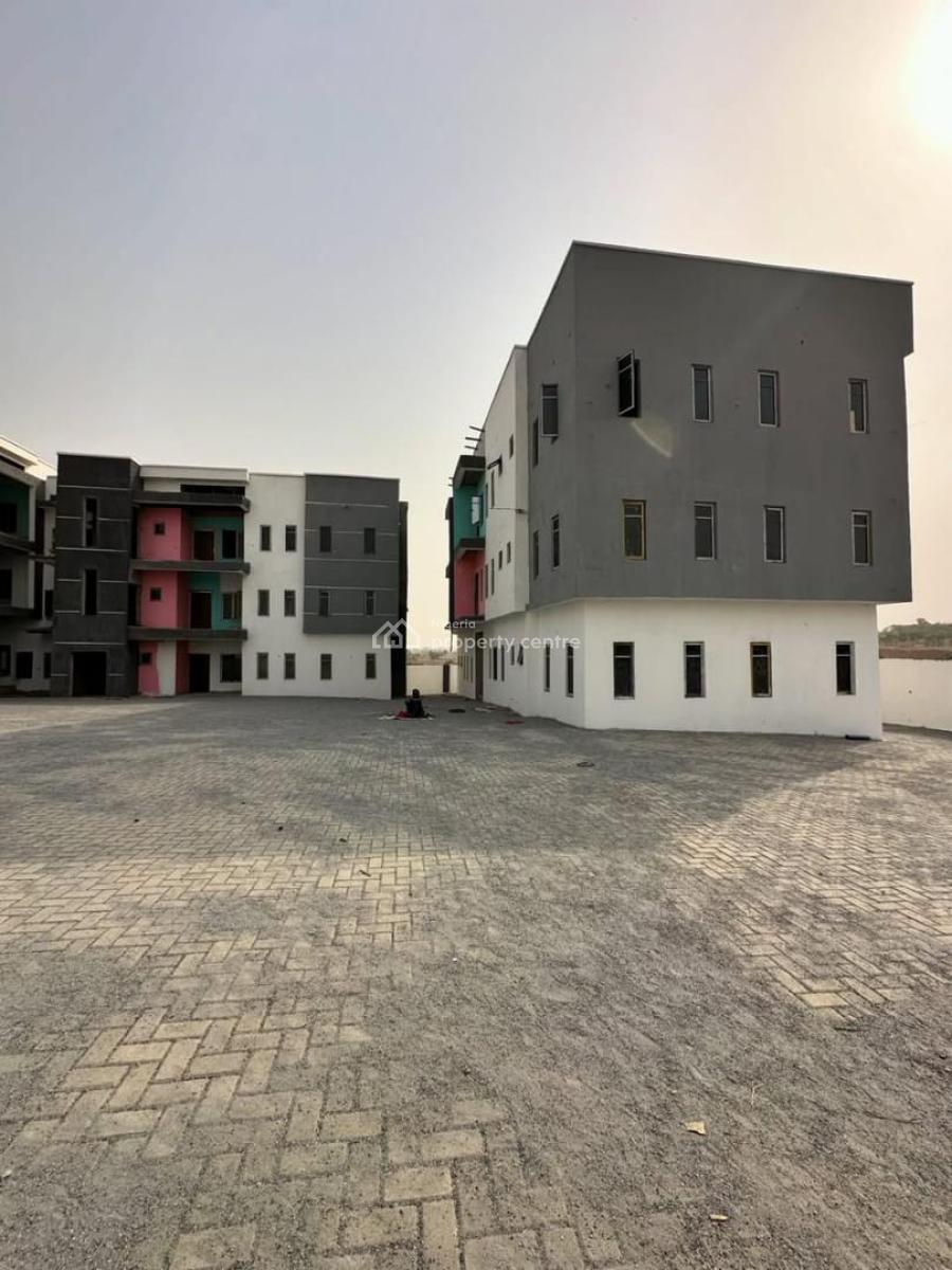 Luxury 3bedroom En-suite Flat, Semi Finished, Life Camp, Abuja, Block of Flats for Sale