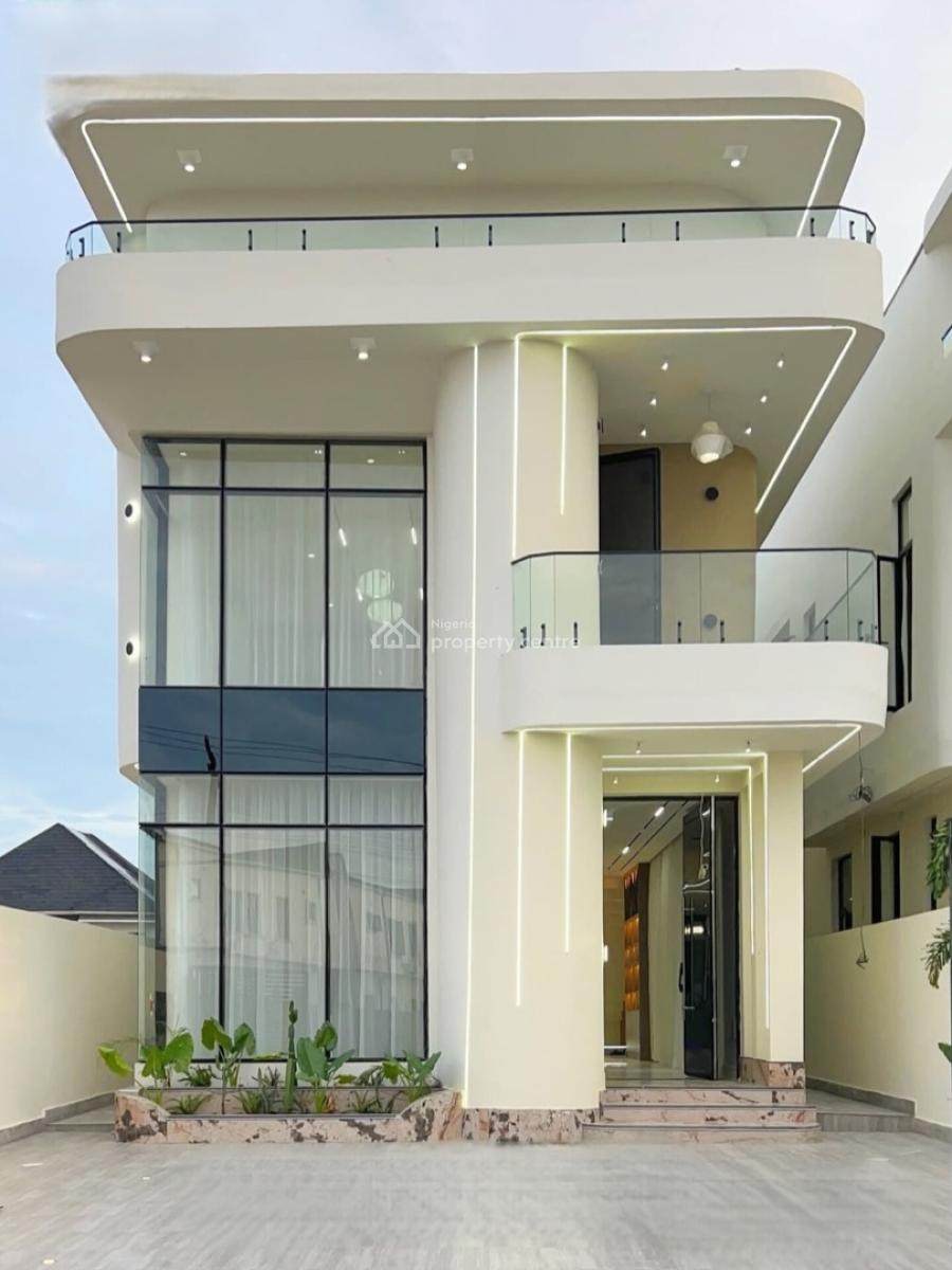Spaciously 5 Bedroom Fully Detached Duplex with a Bq and Pool, Orchid Chevron Tollgate, Lekki, Lagos, Detached Duplex for Sale