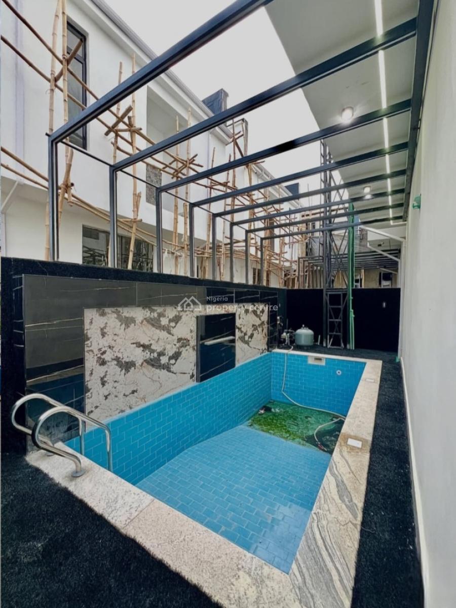 Spaciously 5 Bedroom Fully Detached Duplex with a Bq and Pool, Orchid Chevron Tollgate, Lekki, Lagos, Detached Duplex for Sale