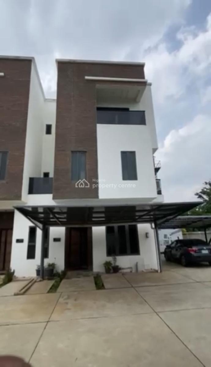 4 Bedroom Semi Detached Duplex with Bq, Tarred Road, Jabi, Abuja, Semi-detached Duplex for Rent