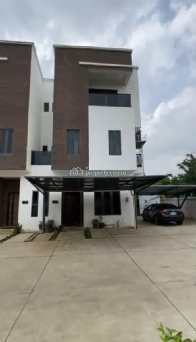 4 Bedroom Semi Detached Duplex with Bq, Tarred Road, Jabi, Abuja, Semi-detached Duplex for Rent
