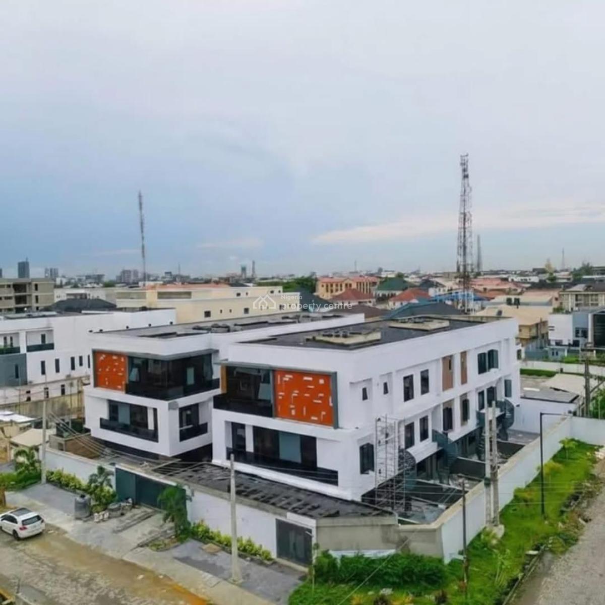 4 Bedroom Terrace Duplex with Bq and Pool, Lekki Phase 1, Lekki Phase 1, Lekki, Lagos, Terraced Duplex for Sale