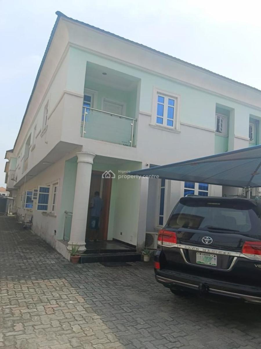 Fully Furnished 4bed Duplex with Inverter in a Secured Estate, Self Compound in an Estate Off Agungi Road and Chevron, Lekki, Lagos, House for Rent