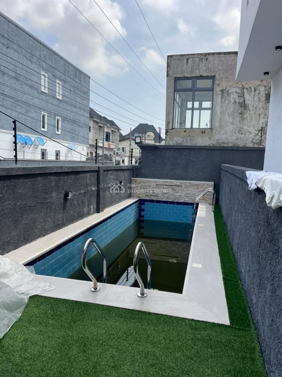 Ultra Modern Luxurious 4bedroom  Terraced Duplex with Pool, Osapa, Lekki, Lagos, Terraced Duplex for Sale