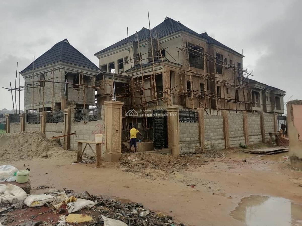 Massive 11 Bedroom Duplex with 4 Units of 2 Bedroom Flats, Oke Ira, Ogba, Ogba, Ikeja, Lagos, Block of Flats for Sale