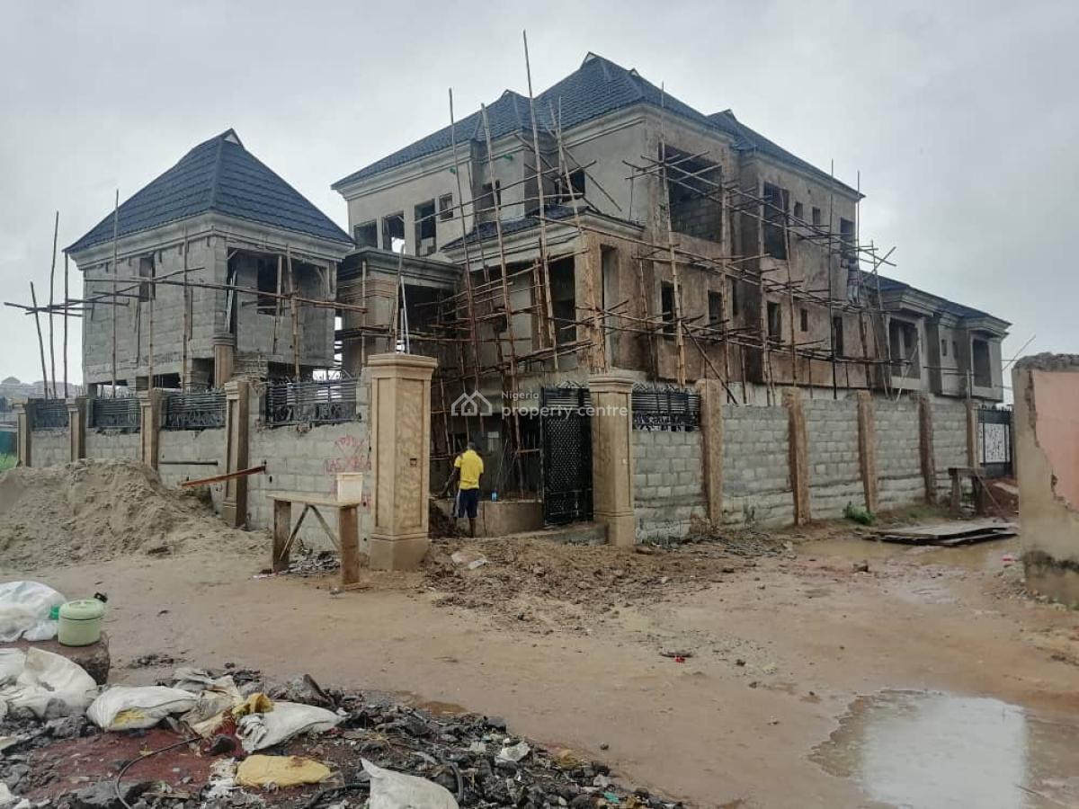 Massive 11 Bedroom Duplex with 4 Units of 2 Bedroom Flats, Oke Ira, Ogba, Ogba, Ikeja, Lagos, Block of Flats for Sale