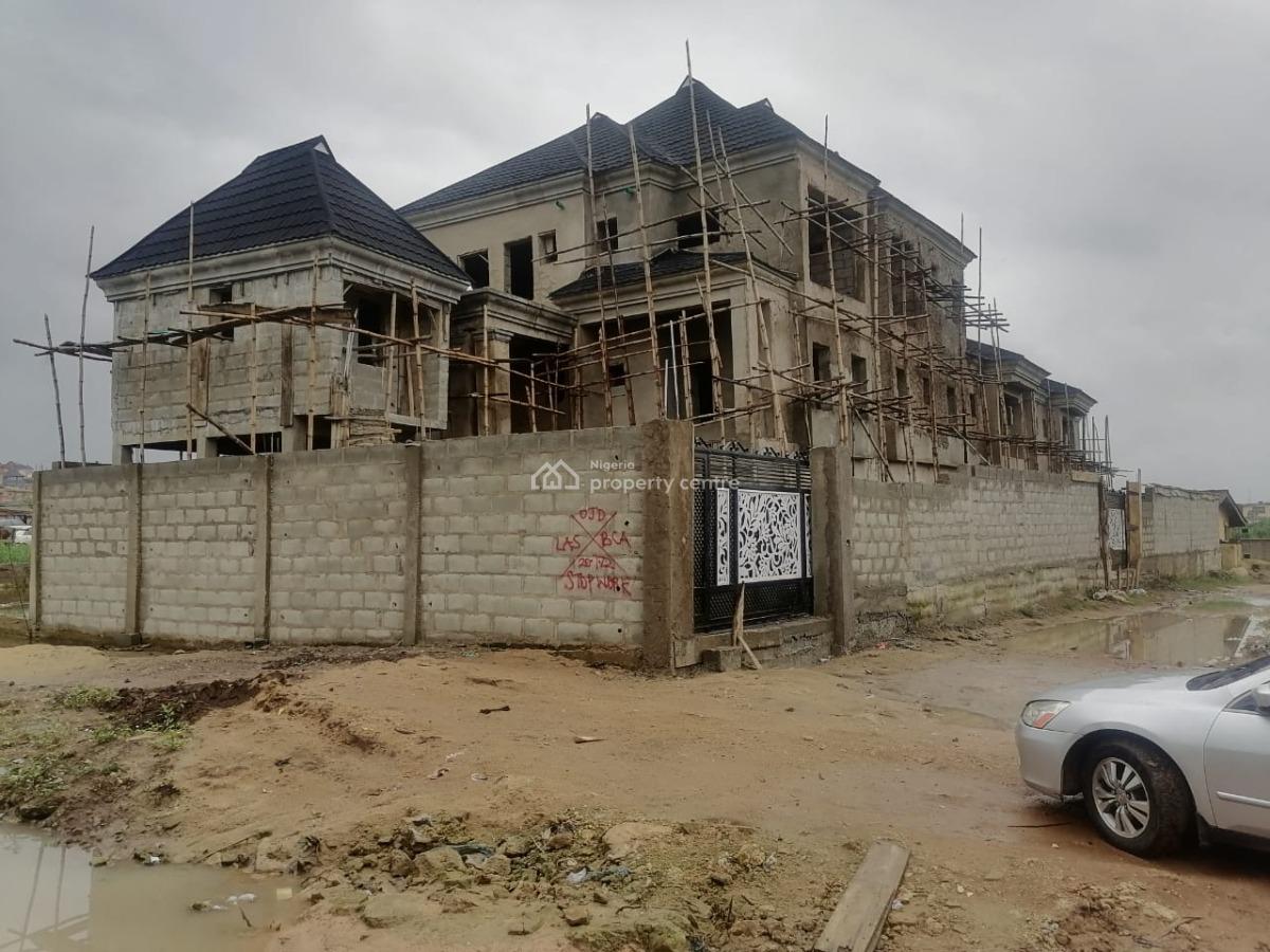 Massive 11 Bedroom Duplex with 4 Units of 2 Bedroom Flat, Oke Ira, Ogba, Ogba, Ikeja, Lagos, Block of Flats for Sale