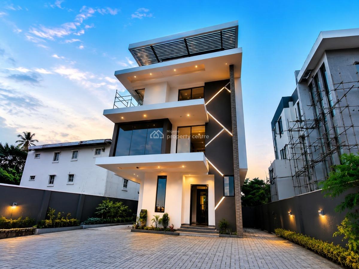 High Luxury 5 Bedroom Fully Detached Duplex with Bq on 3floors, Banana Island, Ikoyi, Lagos, Detached Duplex for Sale