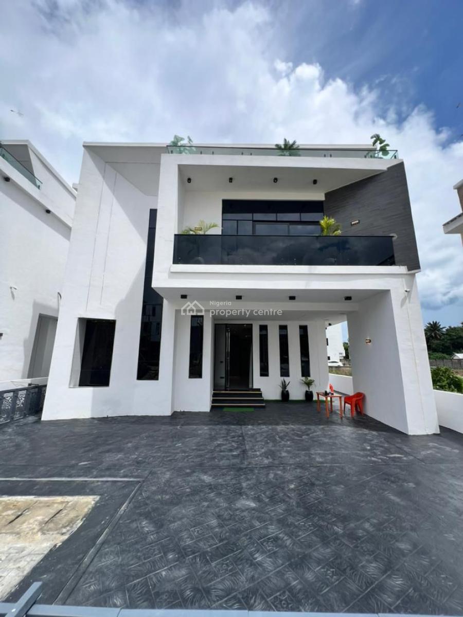 Classy 5 Bedroom Fully Detached with Pool, Gym, Home Automation & Bq, Chevron Toll Gate, Lekki, Lagos, Detached Duplex for Sale