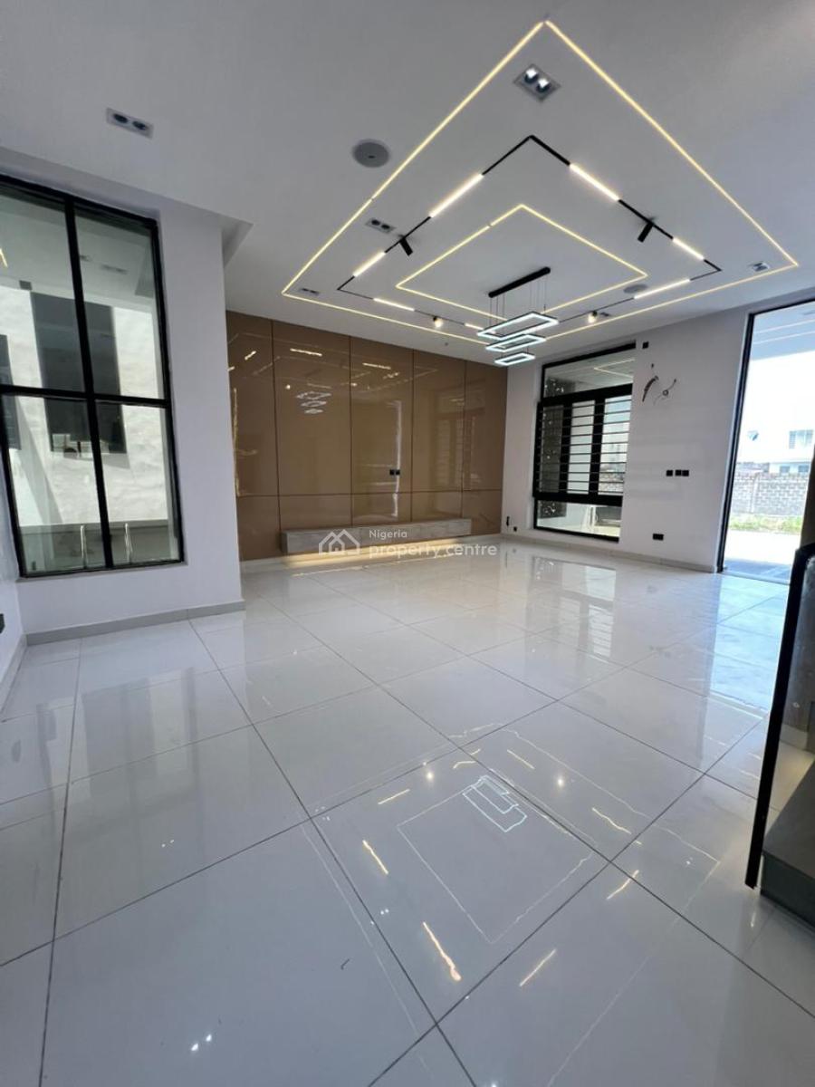 Stunning 5 Bedroom Detached with Pool, Bq & Family Lounge in a Secured, Chevron, Lekki, Lagos, Detached Duplex for Sale