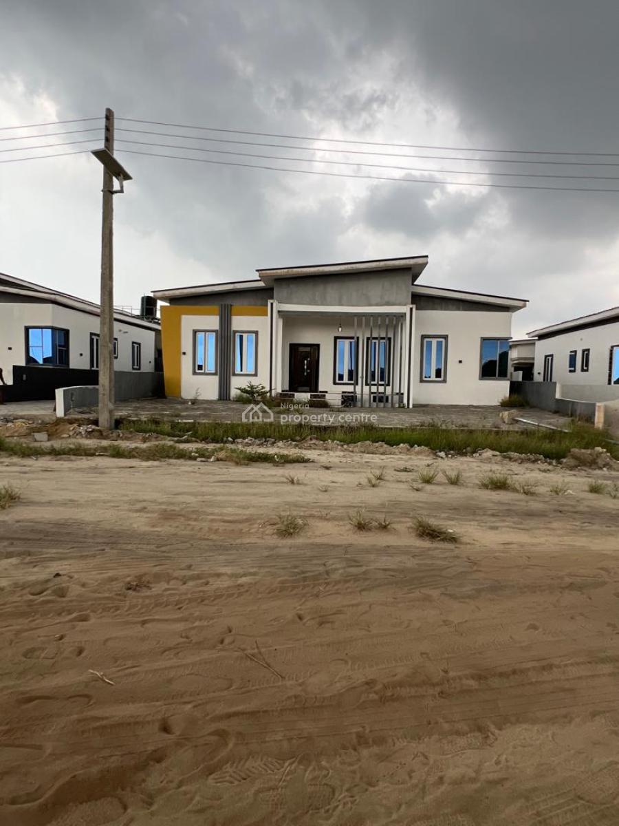 3 Bedroom Bungalow with Bq and 2.5kva Solar Panel in a Secured Estate, Oribanwa Awoyaya Ibejulekki Lagos, Awoyaya, Ibeju Lekki, Lagos, Detached Bungalow for Sale