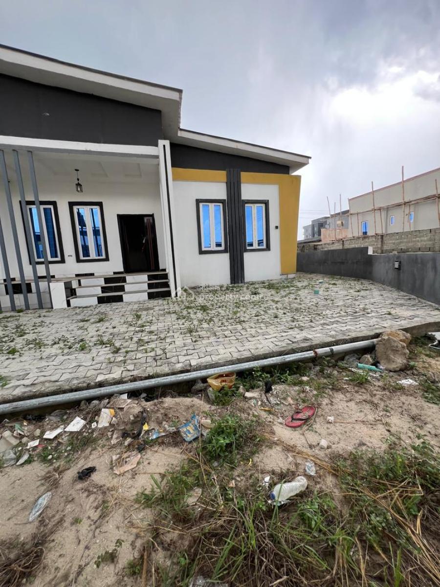 3 Bedroom Bungalow with Bq and 2.5kva Solar Panel in a Secured Estate, Oribanwa Awoyaya Ibejulekki Lagos, Awoyaya, Ibeju Lekki, Lagos, Detached Bungalow for Sale