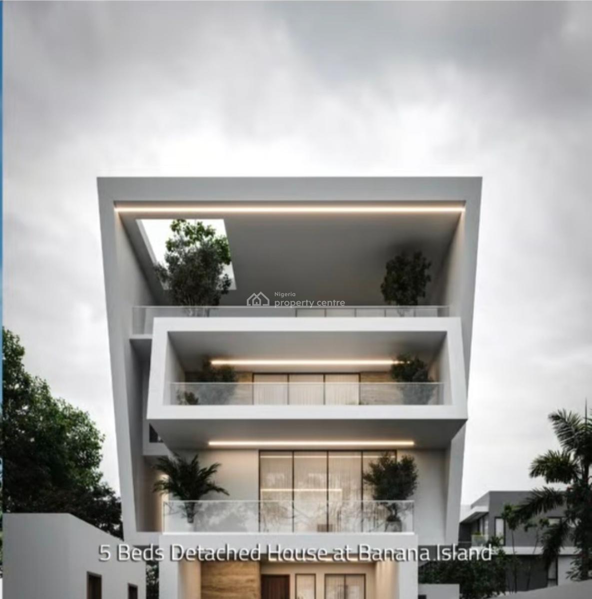5 Bedrooms Detachedrooftop Lounge, Swimming Pool, Elevator & Lots More, Banana Island, Ikoyi, Lagos, Detached Duplex for Sale