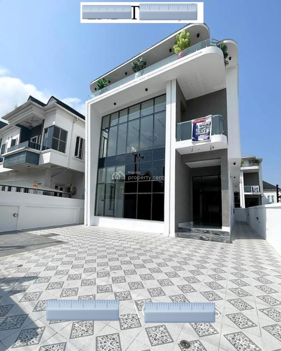 5 Bedrooms Detached Duplex with Swimming Pool, Gym, Bq, Smart Home Fea, Chevron Toll Gate, Lekki, Lagos, Detached Duplex for Sale