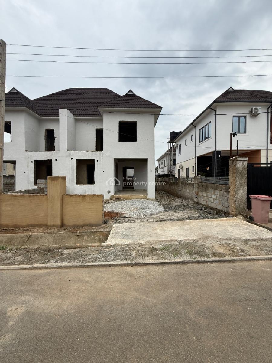 3 Bedroom Semi Detached Duplex (carcass), Jam Nab Estate, Fo1 Layout, Kubwa, Abuja, Semi-detached Duplex for Sale