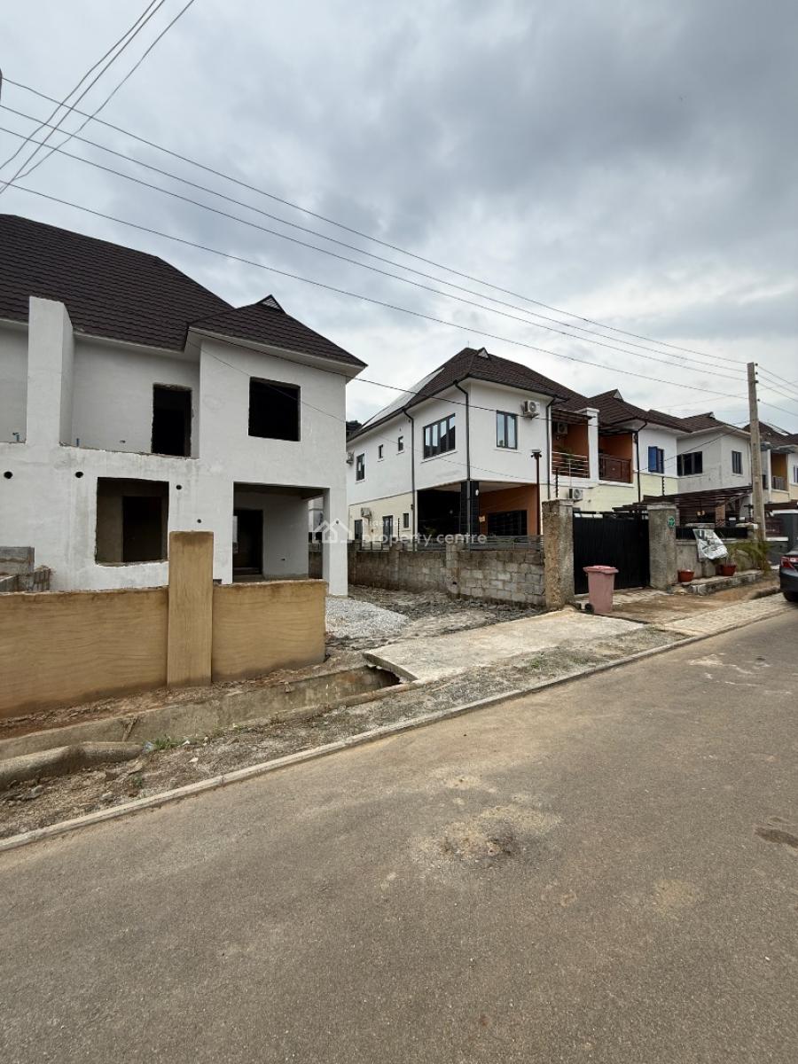 3 Bedroom Semi Detached Duplex (carcass), Jam Nab Estate, Fo1 Layout, Kubwa, Abuja, Semi-detached Duplex for Sale