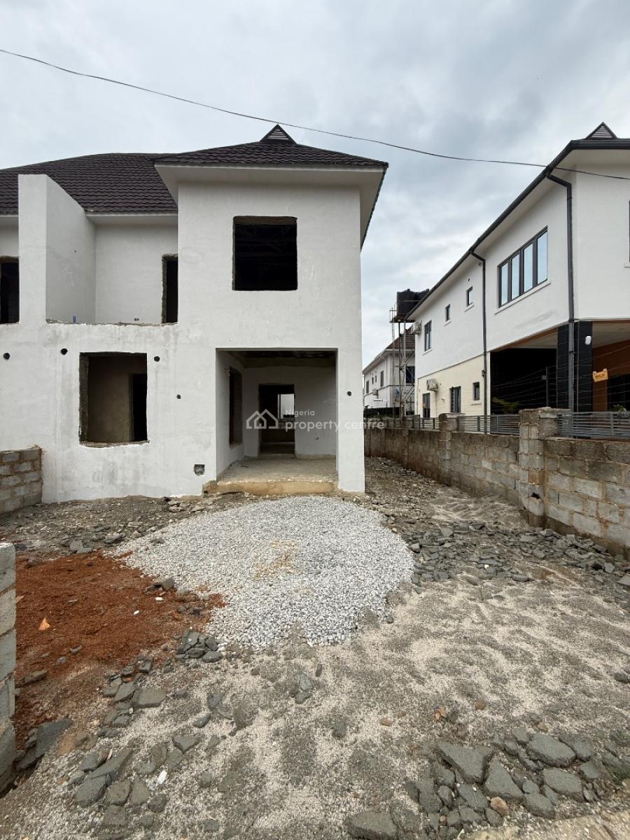 3 Bedroom Semi Detached Duplex (carcass), Jam Nab Estate, Fo1 Layout, Kubwa, Abuja, Semi-detached Duplex for Sale