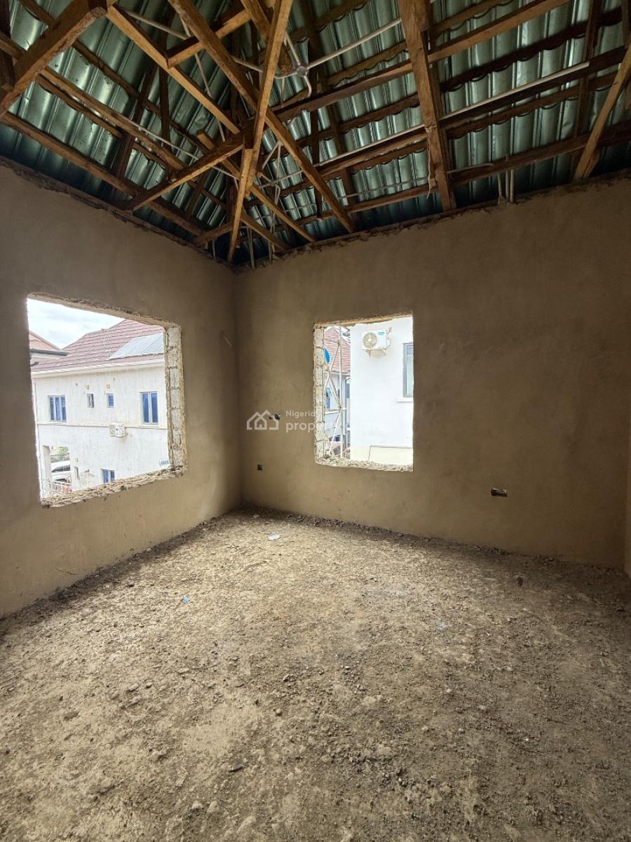 3 Bedroom Semi Detached Duplex (carcass), Jam Nab Estate, Fo1 Layout, Kubwa, Abuja, Semi-detached Duplex for Sale