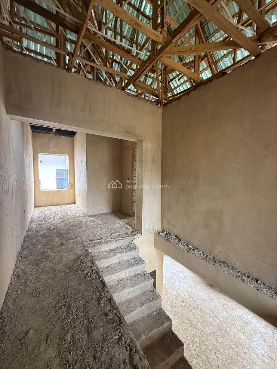 3 Bedroom Semi Detached Duplex (carcass), Jam Nab Estate, Fo1 Layout, Kubwa, Abuja, Semi-detached Duplex for Sale