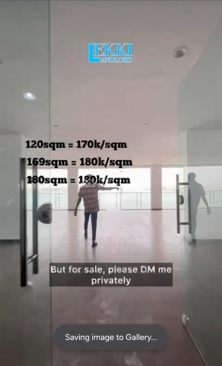 Waterfront 120sqm Shop Space, Lekki Phase 1, Lekki, Lagos, Shop for Rent