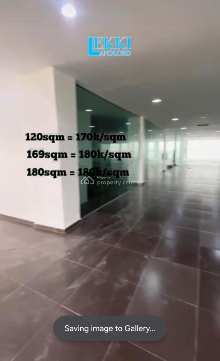 Waterfront 120sqm Shop Space, Lekki Phase 1, Lekki, Lagos, Shop for Rent