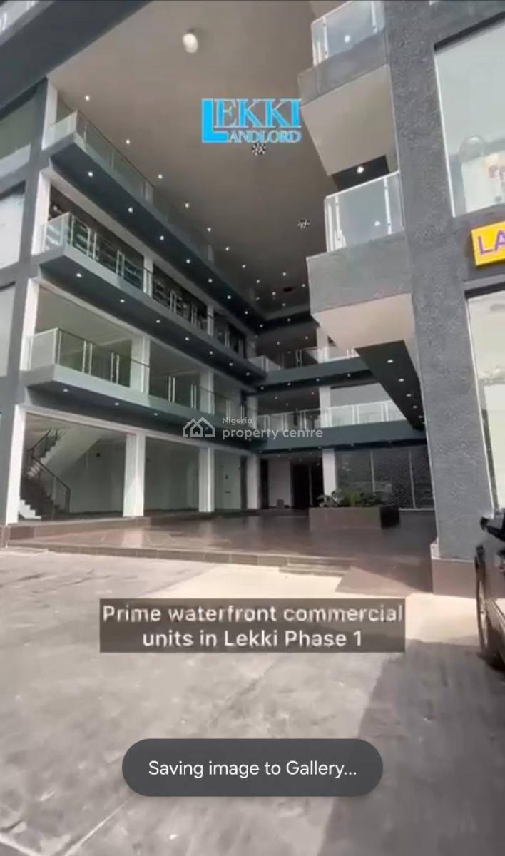 Waterfront 169sqm Office Space and Shop, Lekki Phase 1, Lekki, Lagos, Office Space for Rent