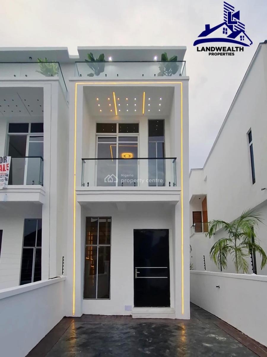 2 Units of Luxuriously Finished 4 Bedroom Semi Detached Duplex, Secure Estate After Lbs, Ajah, Lagos, Semi-detached Duplex for Sale