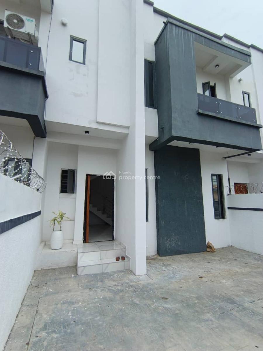 Newly Built 4 Bedroom Terrace with Bq with Private Gate, United Estate, Sangotedo, Ajah, Lagos, Terraced Duplex for Sale