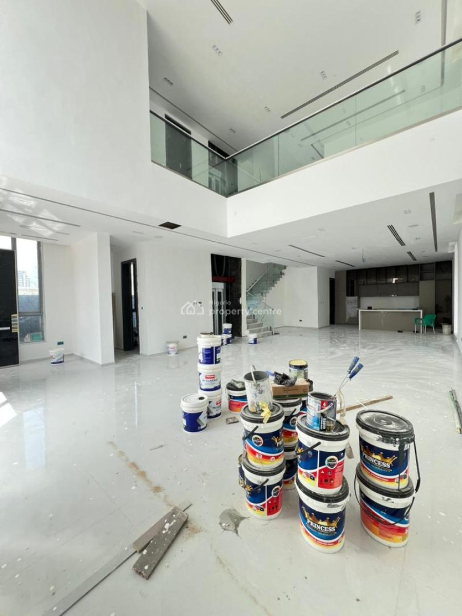 Nicely Built 5 Bed Fully Automated Duplex + Bq , Pool, Cinema, Rooftop, Ikoyi, Lagos, Detached Duplex for Sale