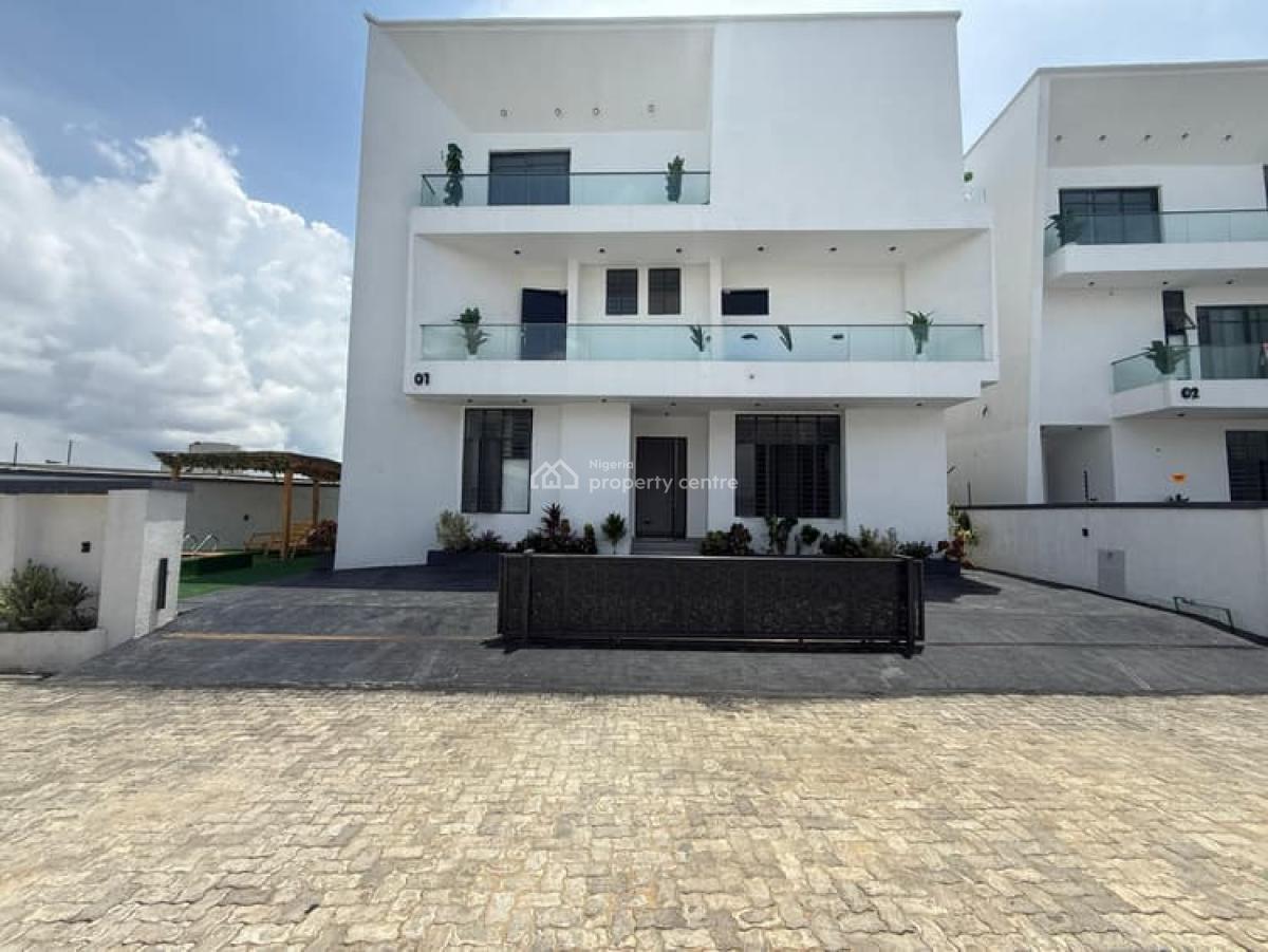 5bedroom Detached Duplex with Pool, Pentfloor, Cinema, Hampton Lake Estate Chevron, Lekki, Lagos, Detached Duplex for Sale